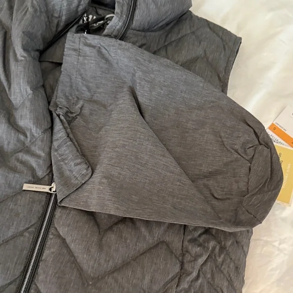 Michael Kors Charcoal Down Vest - Picture 8 of 8